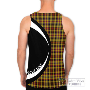 Jardine Tartan Men's Tank Top with Family Crest Circle Style