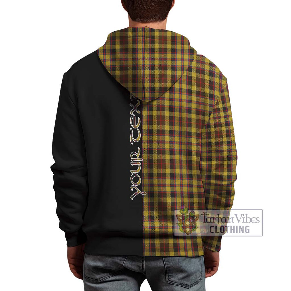 Jardine Tartan Hoodie with Family Crest and Half Of Me Style - Tartanvibesclothing Shop