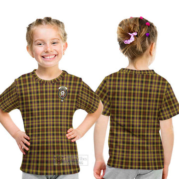 Jardine Tartan Kid T-Shirt with Family Crest