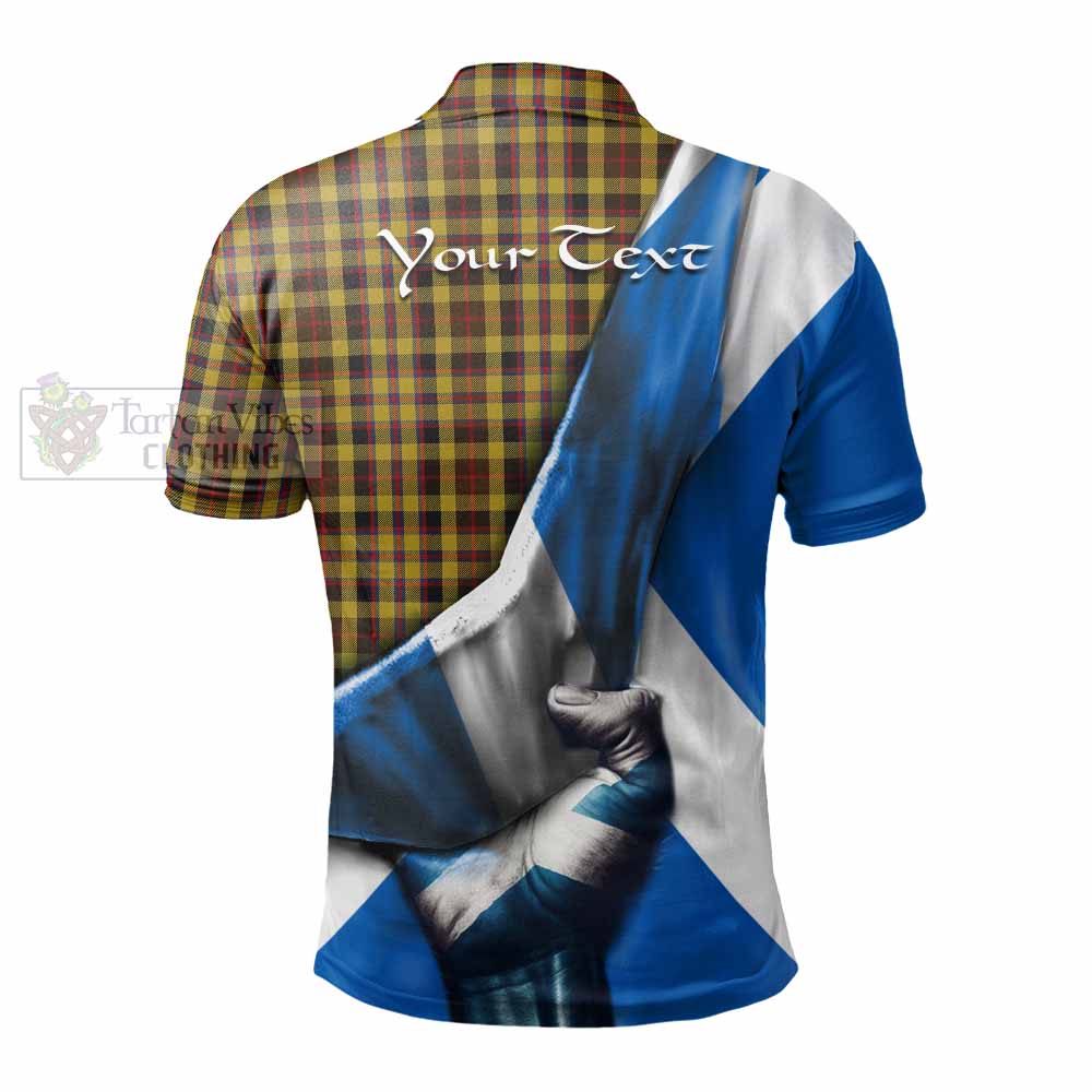 Tartan Vibes Clothing Jardine Tartan Polo Shirt with Family Crest Scotland Patriotic Style