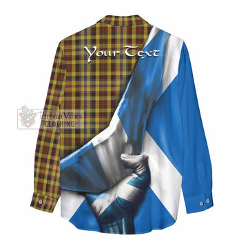 Jardine Tartan Women's Casual Shirt with Family Crest Scotland Patriotic Style