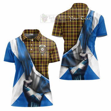 Jardine Tartan Women's Polo Shirt with Family Crest Scotland Patriotic Style