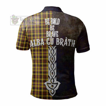 Jardine Tartan Family Crest Polo Shirt Alba Gu Brath Be Brave Lion Ancient Style - Tartan Vibes Clothing
