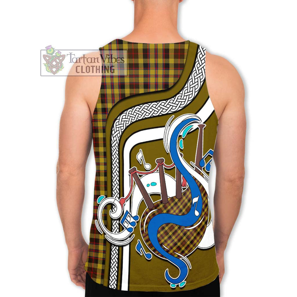 Jardine Tartan Men's Tank Top with Epic Bagpipe Style - Tartanvibesclothing Shop