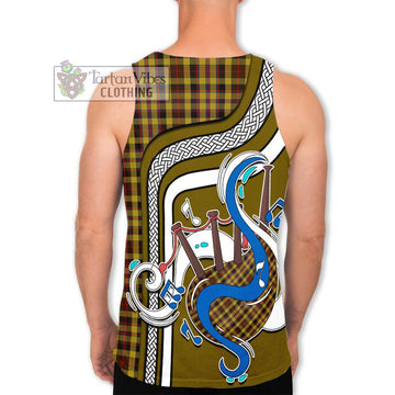 Jardine Tartan Men's Tank Top with Epic Bagpipe Style