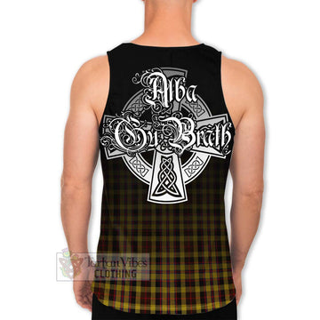 Jardine Tartan Men's Tank Top Featuring Alba Gu Brath Family Crest Celtic Inspired