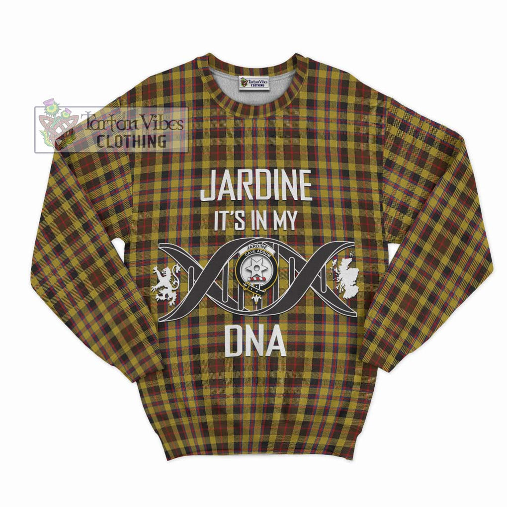 Jardine Tartan Sweatshirt with Family Crest DNA In Me Style - Tartanvibesclothing Shop