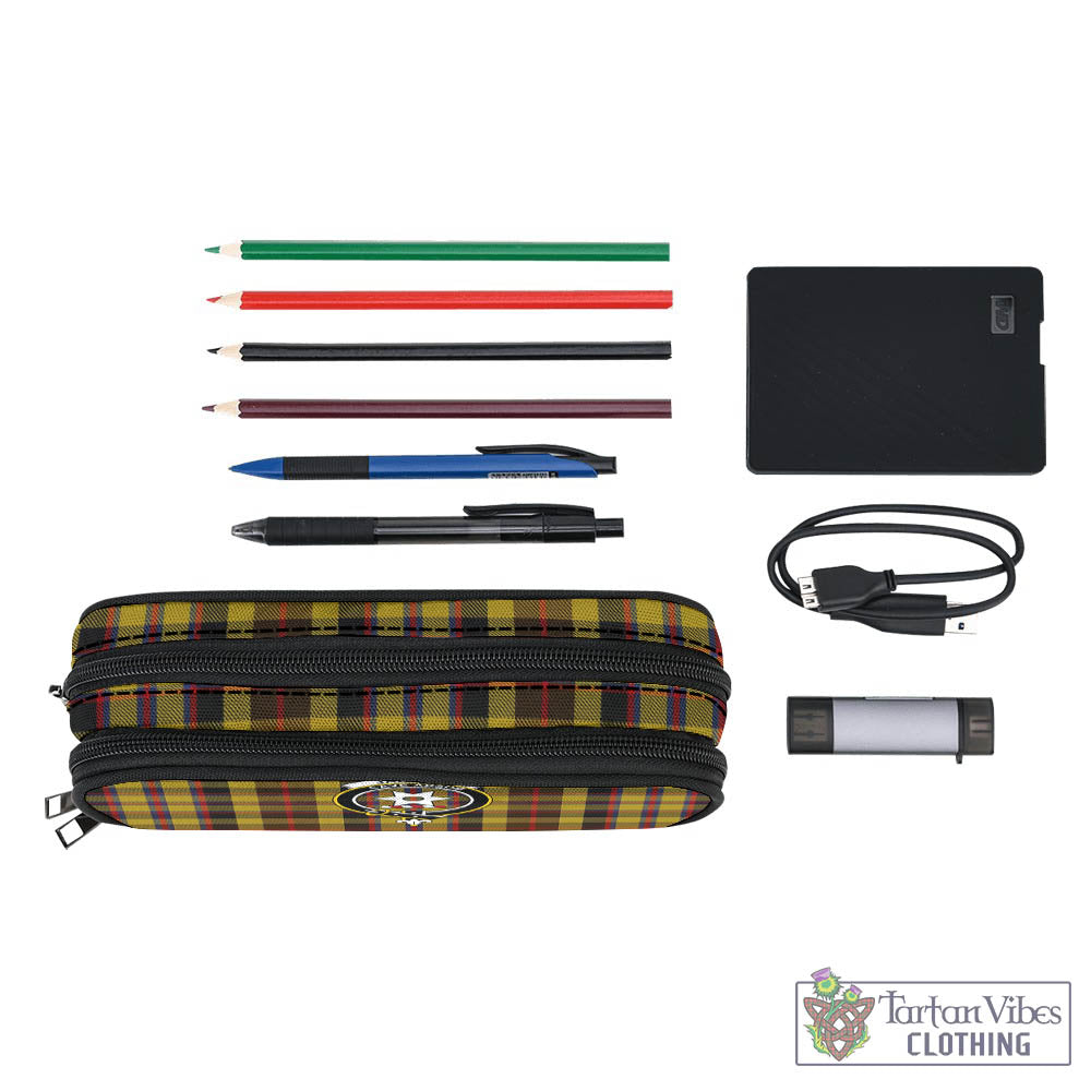 Tartan Vibes Clothing Jardine Tartan Pen and Pencil Case with Family Crest