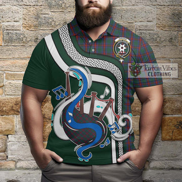 Jardine Dress Tartan Polo Shirt with Epic Bagpipe Style