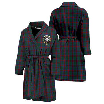 Jardine Dress Tartan Bathrobe with Family Crest