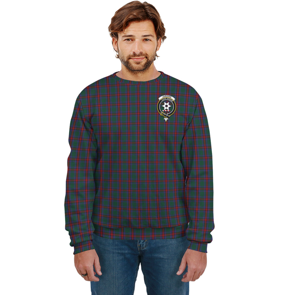 Jardine Dress Tartan Sweatshirt with Family Crest Unisex - Tartan Vibes Clothing