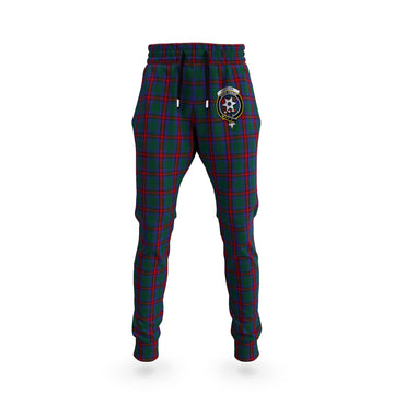 Jardine Dress Tartan Joggers Pants with Family Crest