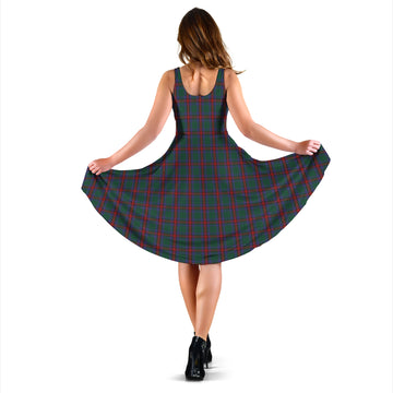 Jardine Dress Tartan Sleeveless Midi Womens Dress