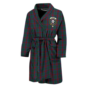 Jardine Dress Tartan Bathrobe with Family Crest