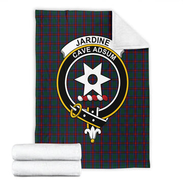 Jardine Dress Tartan Blanket with Family Crest