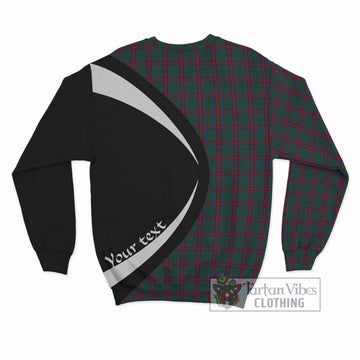 Jardine Dress Tartan Sweatshirt with Family Crest Circle Style