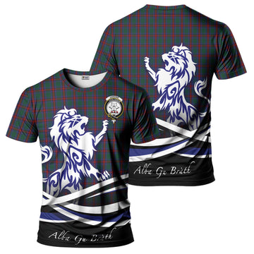 Jardine Dress Tartan T-Shirt with Alba Gu Brath Regal Lion Emblem