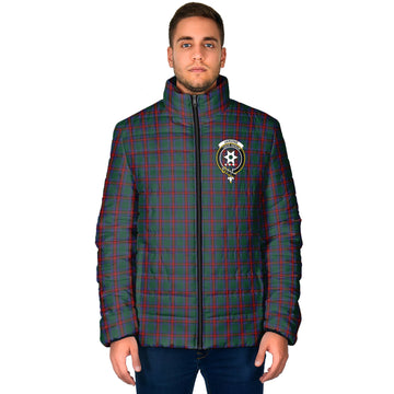 Jardine Dress Tartan Padded Jacket with Family Crest