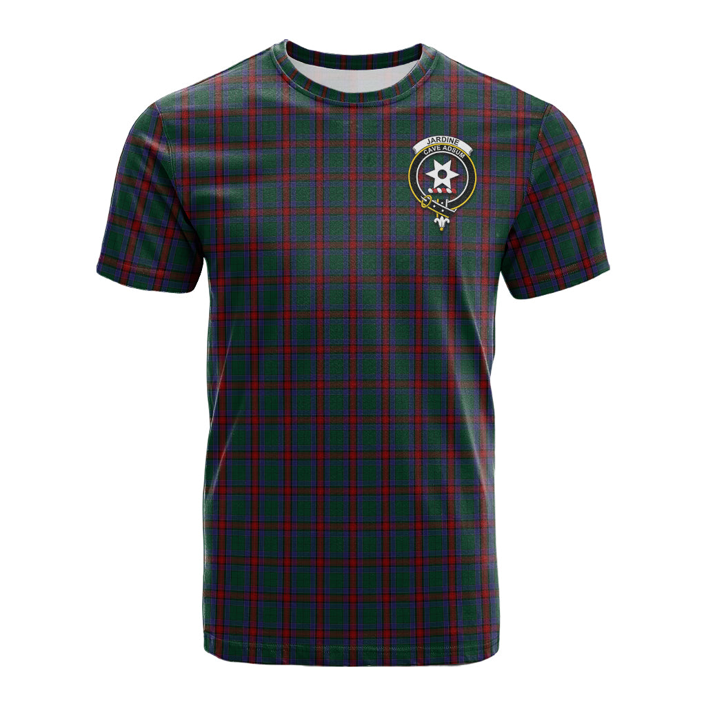 Jardine Dress Tartan T-Shirt with Family Crest - Tartan Vibes Clothing