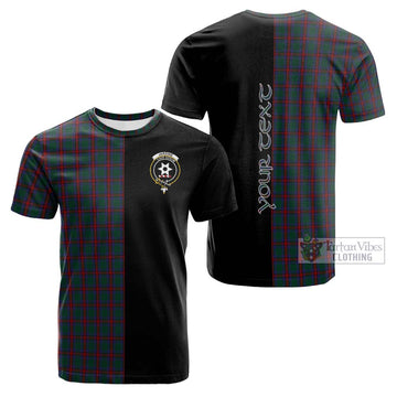 Jardine Dress Tartan Cotton T-shirt with Family Crest and Half Of Me Style