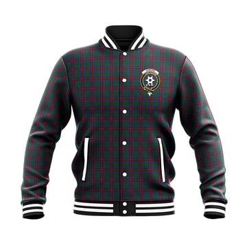 Jardine Dress Tartan Baseball Jacket with Family Crest