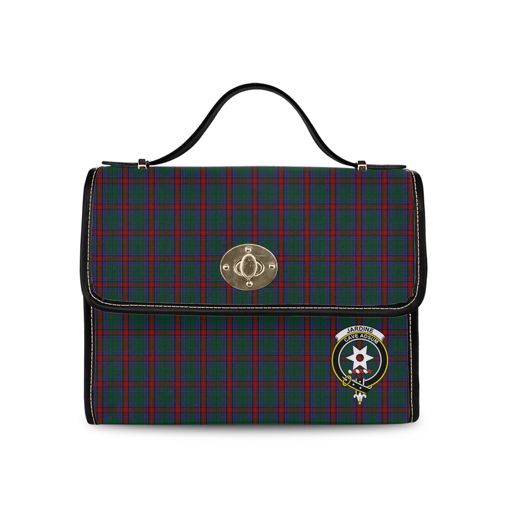 jardine-dress-tartan-leather-strap-waterproof-canvas-bag-with-family-crest