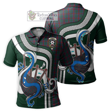 Jardine Dress Tartan Polo Shirt with Epic Bagpipe Style