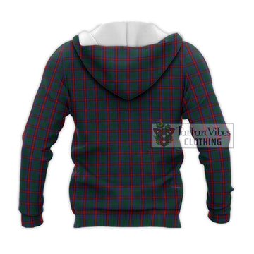 Jardine Dress Tartan Knitted Hoodie with Family Crest DNA In Me Style