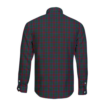 Jardine Dress Tartan Long Sleeve Button Up Shirt with Family Crest