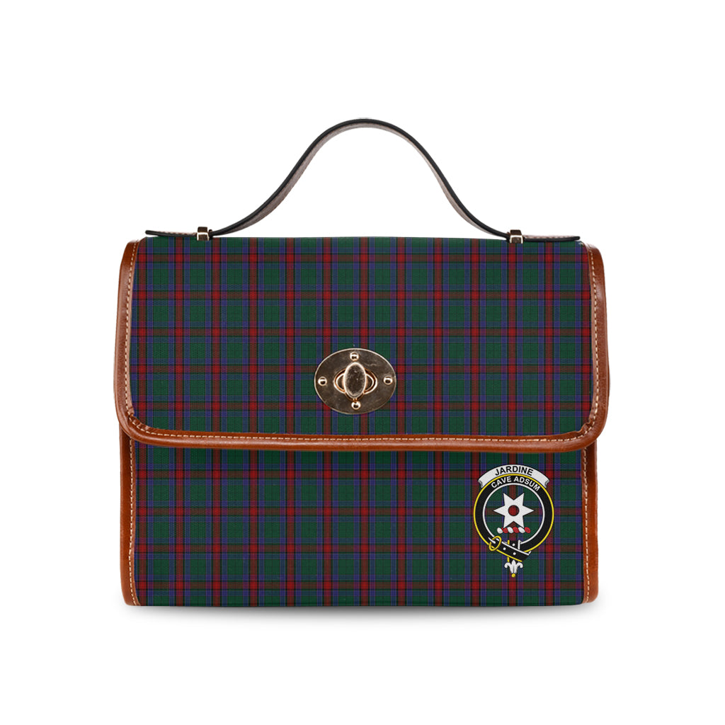 jardine-dress-tartan-leather-strap-waterproof-canvas-bag-with-family-crest