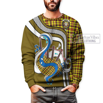 Jardine Modern Tartan Sweatshirt with Epic Bagpipe Style