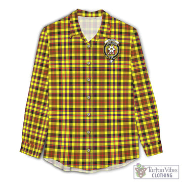 Jardine Modern Tartan Women's Casual Shirt with Family Crest