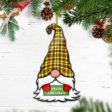 Jardine Modern Gnome Christmas Ornament with His Tartan Christmas Hat