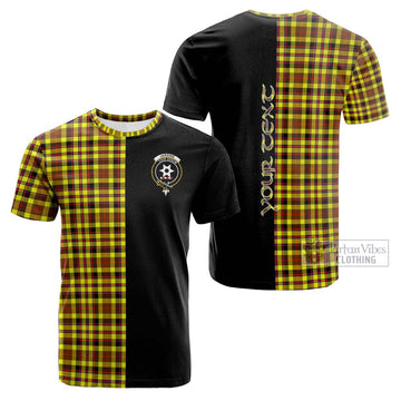 Jardine Modern Tartan Cotton T-shirt with Family Crest and Half Of Me Style