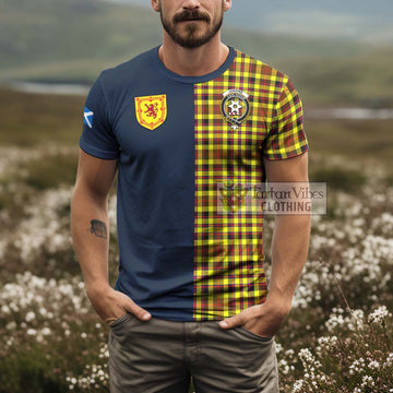 Jardine Modern Tartan T-Shirt Alba with Scottish Lion Royal Arm Half Style