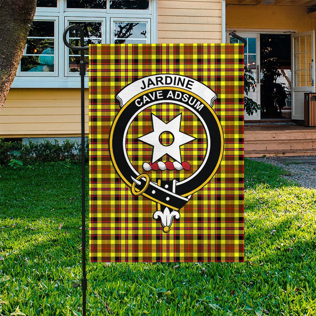 Jardine Modern Tartan Flag with Family Crest - Tartan Vibes Clothing