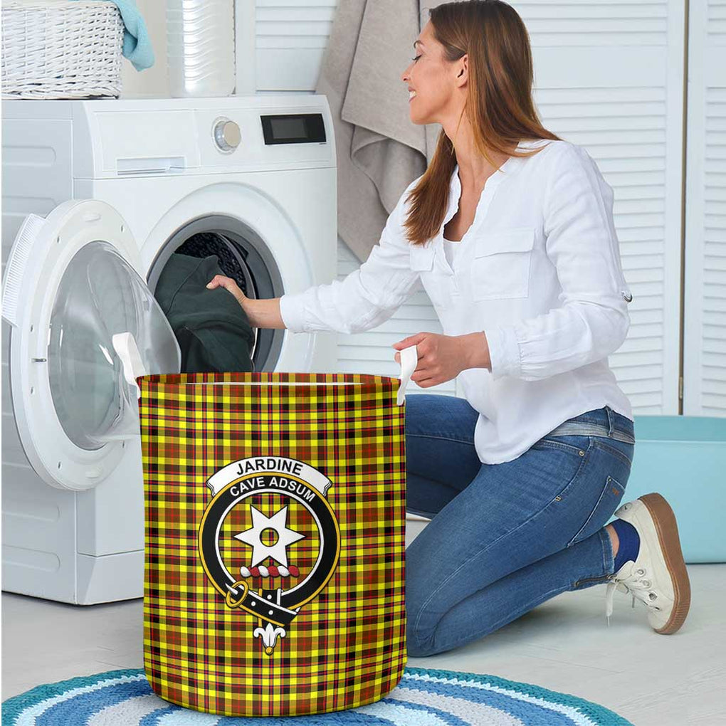 Jardine Modern Tartan Laundry Basket with Family Crest - Tartanvibesclothing Shop