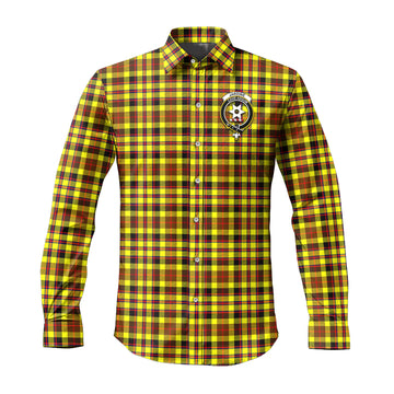 Jardine Modern Tartan Long Sleeve Button Up Shirt with Family Crest