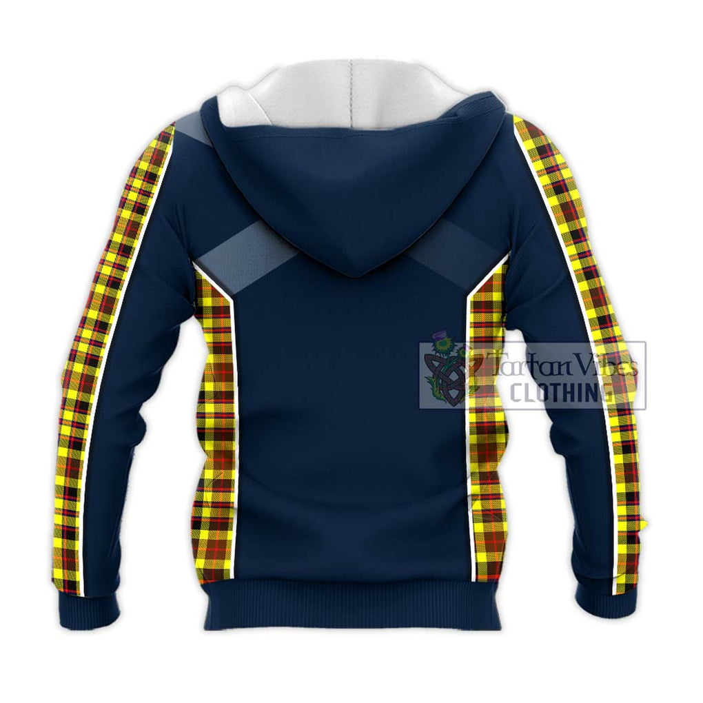 Jardine Modern Tartan Knitted Hoodie with Family Crest and Lion Rampant Vibes Sport Style - Tartan Vibes Clothing