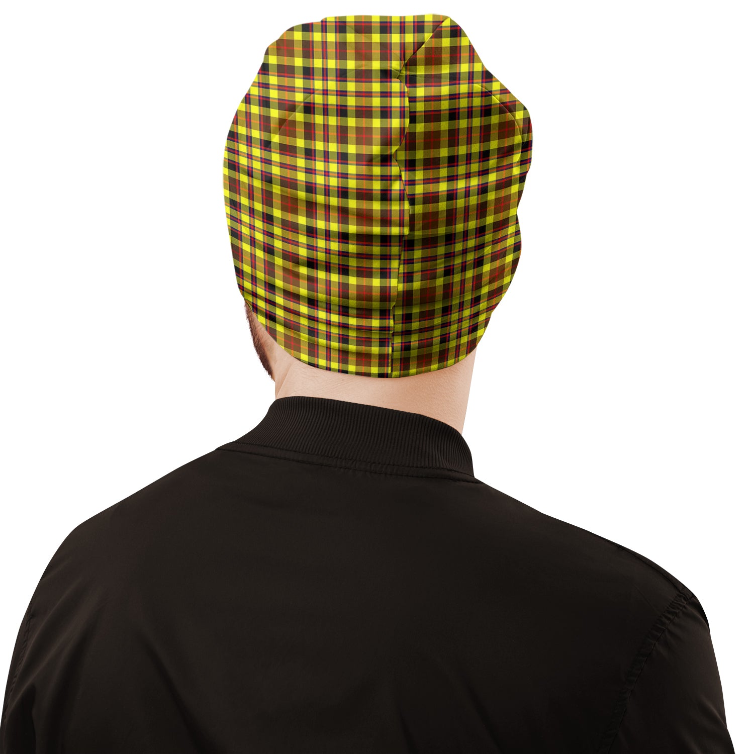 Jardine Modern Tartan Beanies Hat with Family Crest - Tartan Vibes Clothing