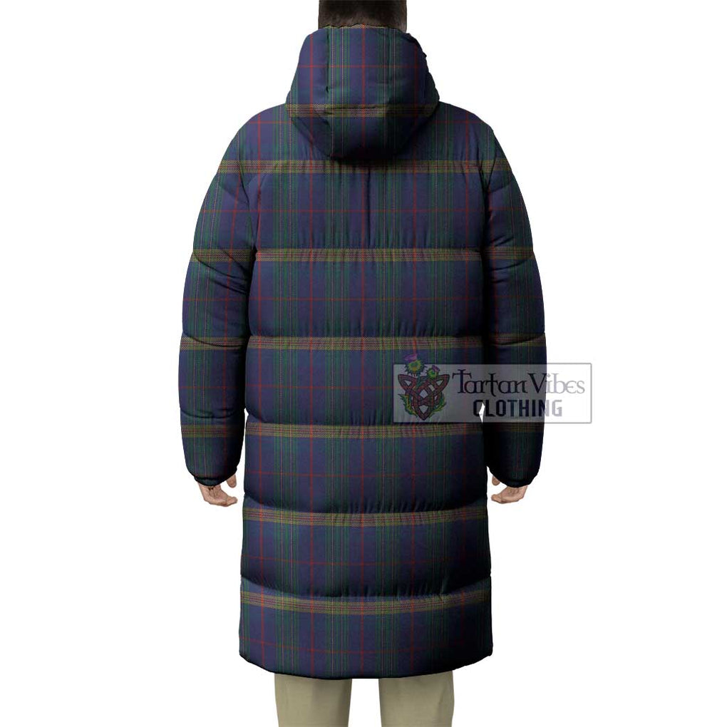 Tartan Vibes Clothing Jenkins of Wales Tartan Long Down Jacket