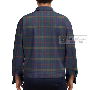 Jenkins of Wales Tartan Unisex Lapel Cotton Jacket