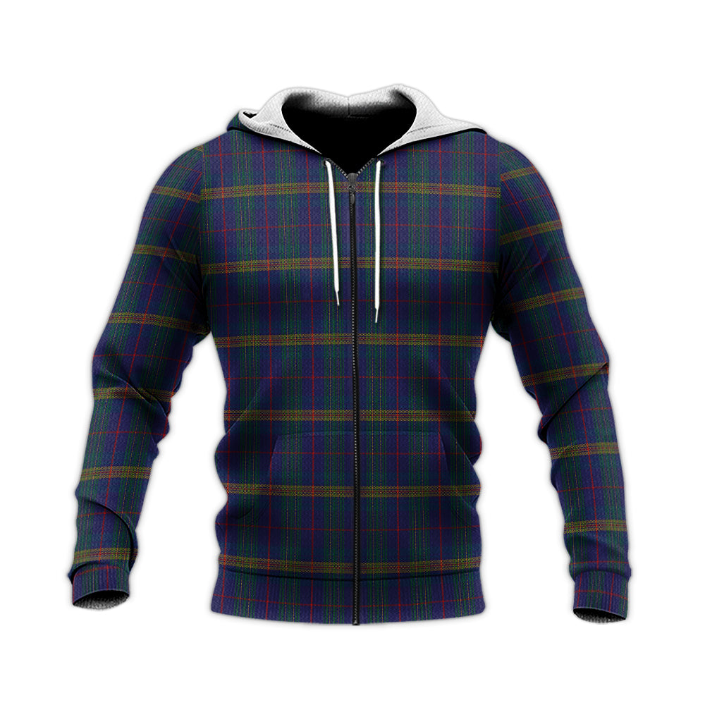 jenkins-of-wales-tartan-knitted-hoodie