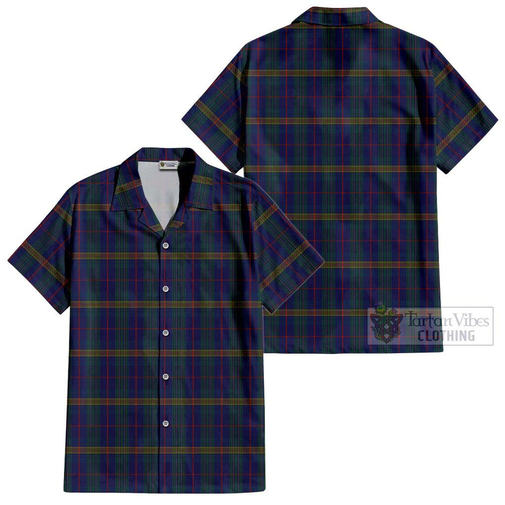 Jenkins of Wales Tartan Cotton Hawaiian Shirt Kid - Tartanvibesclothing Shop