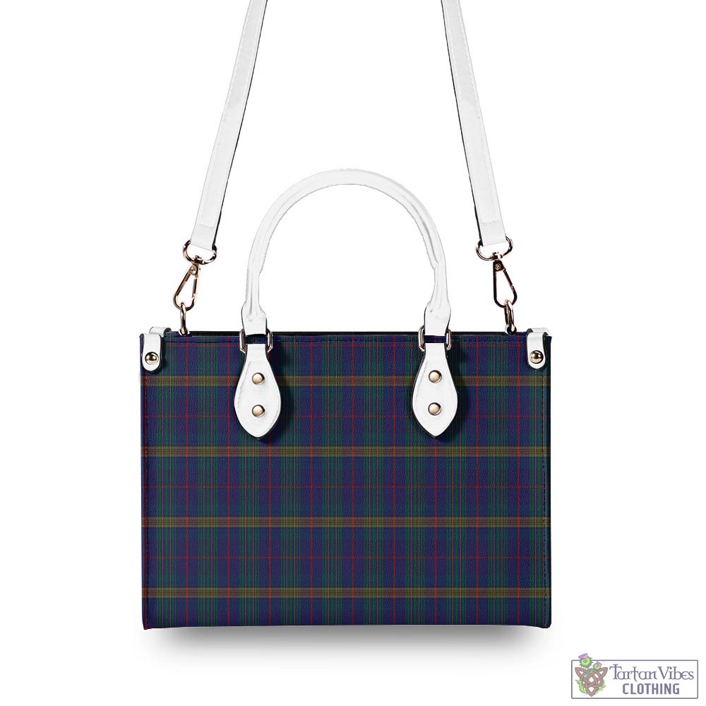 Tartan Vibes Clothing Jenkins of Wales Tartan Luxury Leather Handbags