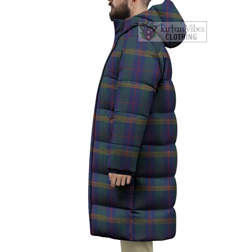 Tartan Vibes Clothing Jenkins of Wales Tartan Long Down Jacket