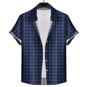 Jewish Tartan Short Sleeve Button Up Shirt