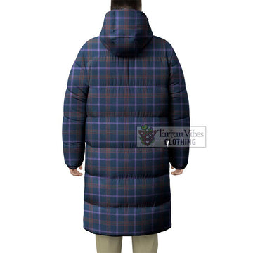 Jewish Tartan Long Down Jacket