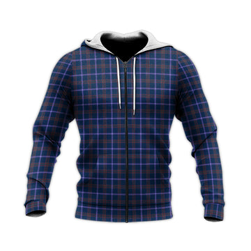 Jewish Tartan Knitted Hoodie