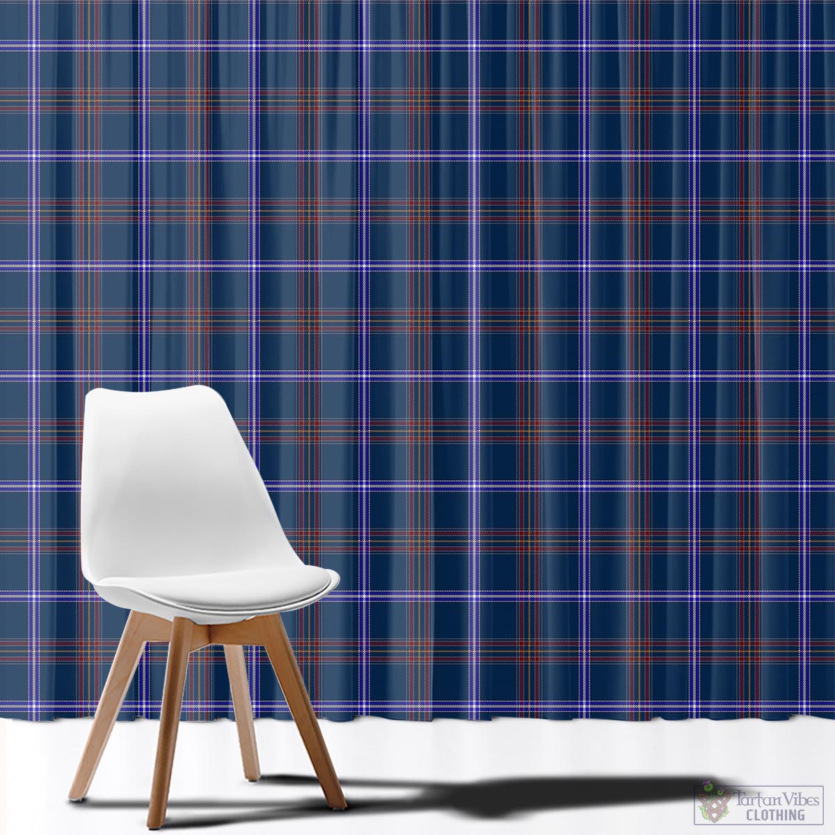 Jewish Tartan Window Curtain